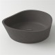 Раковина Holbi Mars 42x41, из Solid Surface, Матовая, Черный логотип, цвет Белый