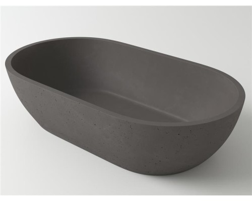 Раковина Holbi Mercury 64x35, из Solid Surface, Матовая, Черный логотип, цвет Белый Раковина Holbi Mercury 64x35, из Solid Surface, Матовая, Черный логотип, цвет Белый