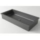 Раковина Holbi Neptune50, из Solid Surface, Матовая, Черный логотип, цвет Белый