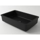 Раковина Holbi Neptune50, из Solid Surface, Матовая, Черный логотип, цвет Белый