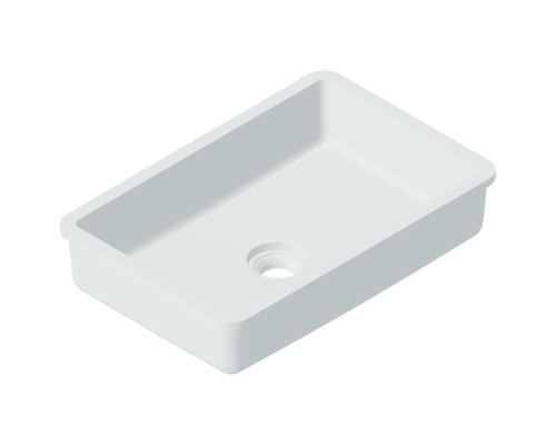 Раковина Holbi Neptune65, из Solid Surface, Матовая, Черный логотип, цвет Белый Раковина Holbi Neptune65, из Solid Surface, Матовая, Черный логотип, цвет Белый