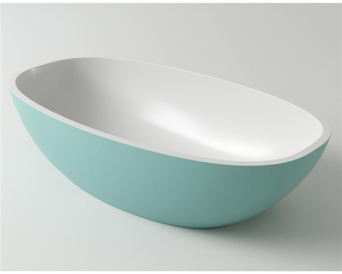 Раковина Holbi Tefia 64x35, из Solid Surface, Матовая, Черный логотип, цвет Белый Раковина Holbi Tefia 64x35, из Solid Surface, Матовая, Черный логотип, цвет Белый