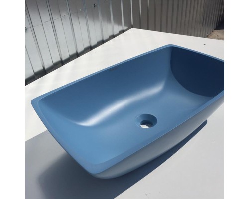 Раковина Holbi Titan 60x36, из Solid Surface, Матовая, Черный логотип, цвет Белый Раковина Holbi Titan 60x36, из Solid Surface, Матовая, Черный логотип, цвет Белый