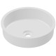 Раковина Holbi Uran 41x41, из Solid Surface, Матовая, Черный логотип, цвет Белый