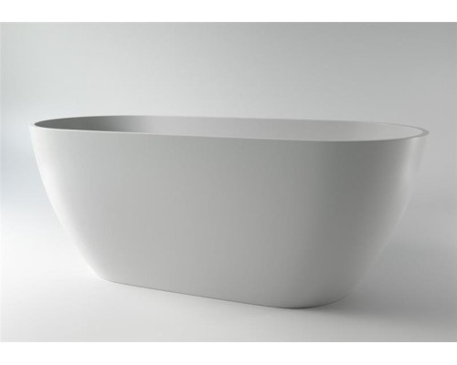 Ванна отдельностоящая Holbi Venus из каменной массы Solid Surface 170х80 см белая полированная