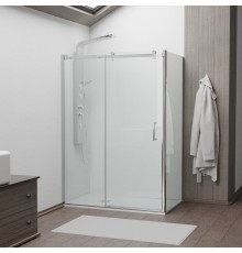 Душевой уголок RGW 02074428-11 120x80 см, стекло прозрачное 8 мм, профиль хром, коллекция Tornado