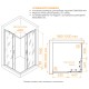 Душевой уголок RGW Passage RGW PA-39B 1000x1000 стекло прозрачное , профиль черный 