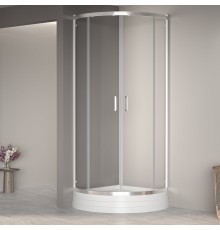 Душевой уголок RGW 06085588-11 80x80 см, стекло прозрачное 6 мм, профиль хром, коллекция Passage