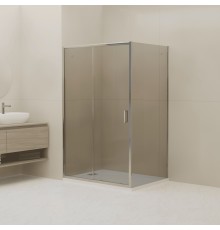 Душевой уголок RGW 060913348-31 140x80 см, стекло тонированное 6 мм, профиль хром, коллекция Classic