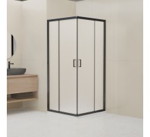 Душевой уголок RGW 06093699-44 90x90 см, стекло cora 6 мм, профиль черный, коллекция Classic