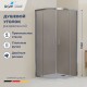 Душевой уголок RGW Classic CL-56 800x800 стекло тонированное, профиль хром 