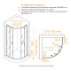 Душевой уголок RGW Classic CL-56 800x800 стекло тонированное, профиль хром 