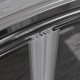 Душевой уголок RGW Classic CL-56 800x800 стекло тонированное, профиль хром 