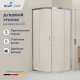 Душевой уголок RGW Classic CL-56 800x800  стекло рифленое, профиль хром  