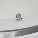 Душевой уголок RGW Classic CL-56 800x800  стекло рифленое, профиль хром  