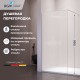 Душевая перегородка RGW WA-08W неподвижное Walk In cтекло Ribbed, 8 мм 70*195 белый 06100807-155