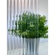 Душевая перегородка RGW WA-08B неподвижное Walk In cтекло Ribbed, 8 мм 110*195 чёрный 06100811-154