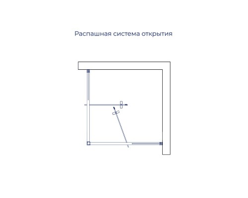 Душевой уголок RGW SV-33 B 900х900 стекло прозрачное, профиль черный 