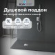 Душевой поддон RGW Stone Tray 80x120 см прямоугольный Графит \ Серый искусственный камень высота 2.5 см