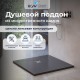 Душевой поддон квадратный RGW ST-G графит \ серый искусственный камень cерия Stone Tray (100*100*3,0) 16152100-02