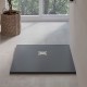 Душевой поддон квадратный RGW ST-G графит \ серый искусственный камень cерия Stone Tray (100*100*3,0) 16152100-02