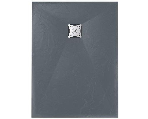 Душевой поддон RGW Stone Tray 70x100 см прямоугольный Графит \ Серый искусственный камень высота 2.5 см
