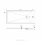 Душевой поддон RGW Stone Tray 70x100 см прямоугольный Графит \ Серый искусственный камень высота 2.5 см