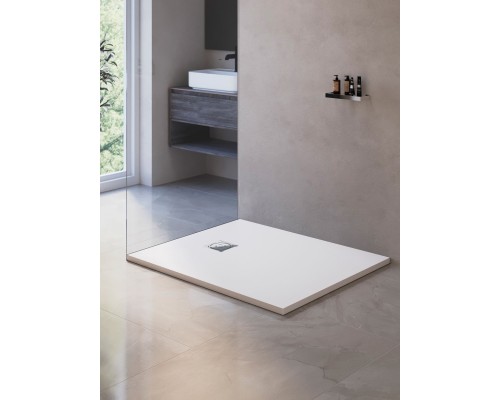 Душевой поддон прямоугольный RGW ST-W белый искусственный камень cерия Stone Tray (70*110*2,5) 16152711-01