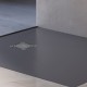 Душевой поддон RGW Stone Tray 80x110 см прямоугольный Графит \ Серый искусственный камень высота 2.5 см