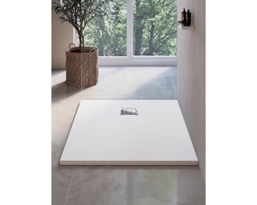 Душевой поддон прямоугольный RGW ST-W белый искусственный камень cерия Stone Tray (90*110*2,5) 16152911-01