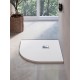 Душевой поддон полукруглый RGW ST/R-W белый искусственный камень cерия Stone Tray (100*100*3) 16153100-01