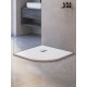 Душевой поддон полукруглый RGW ST/R-W белый искусственный камень cерия Stone Tray (100*100*3) 16153100-01