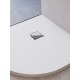 Душевой поддон полукруглый RGW ST/R-W белый искусственный камень cерия Stone Tray (100*100*3) 16153100-01