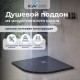 Душевой поддон полукруглый RGW ST/R-G графит \ серый искусственный камень cерия Stone Tray (100*100*3) 16153100-02