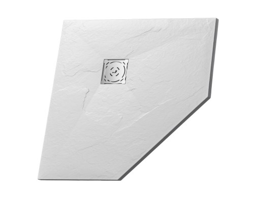 Душевой поддон трапеция RGW ST/T-W белый искусственный камень cерия Stone Tray (100*100*30) 16155100-01