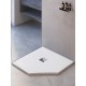 Душевой поддон трапеция RGW ST/T-W белый искусственный камень cерия Stone Tray (100*100*30) 16155100-01