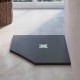 Душевой поддон трапеция RGW ST/T-G графит \ серый искусственный камень cерия Stone Tray (100*100*30) 16155100-02