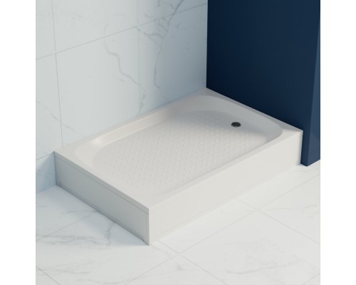 Душевой поддон прямоугольный RGW LUX/TN белый акрил cерия Acryl (80*100) 16180280-21