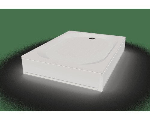 Душевой поддон прямоугольный RGW LUX/TN белый акрил cерия Acryl (80*100) 16180280-21