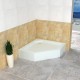 Душевой поддон трапеция RGW STYLE-TR белый акрил cерия Acryl (100*100) 16180500-11