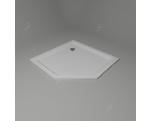 Душевой поддон трапеция RGW LUX/TN-TR белый акрил cерия Acryl (100*100*150) 16180500-41