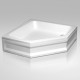 Душевой поддон трапеция RGW BT/CL-S белый акрил cерия Acryl (90*90) 16180599-51