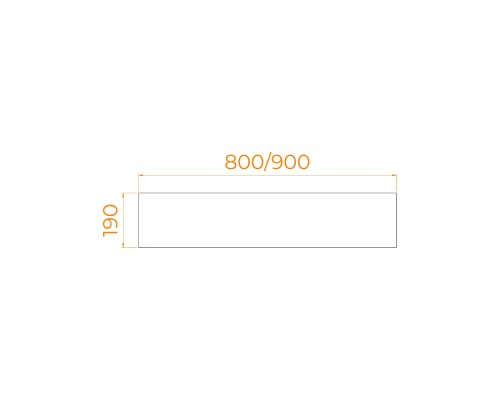 Экран для поддона RGW NB/LUX боковой  16230112-80