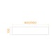 Экран для поддона RGW NB/LUX боковой  16230112-80