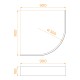 Экран для поддона RGW NP/STYLE, 3 года, 90x90
