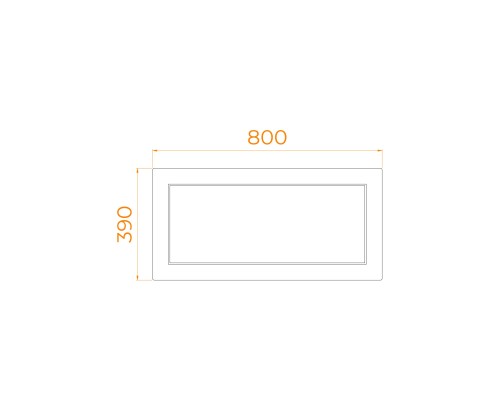 Экран для душевого поддона RGW NB/CL-S  16230912-80b