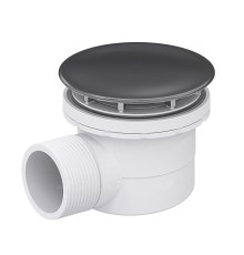Сифон для душевых поддонов RGW Velplex QYD-06 графит