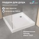 Поддон для душа квадратный керамический RGW CR белый Керамические cерия CER (90*90*100) 19170199-01