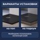 Поддон для душа квадратный керамический RGW CR B черный Керамические cерия CER (90*90*100) 19170199-04