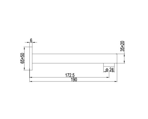 Излив для смесителя RGW Shower Panels SP-149